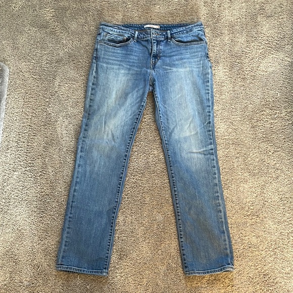 LEVI’S 712 SLIM JEANS - SIZE 33 - LIGHT WASH - NON-STRETCH DENIM - Picture 1 of 4